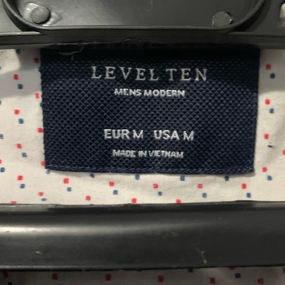 MENS Burgundy Button Up T-Shirt - Picture 3 of 3